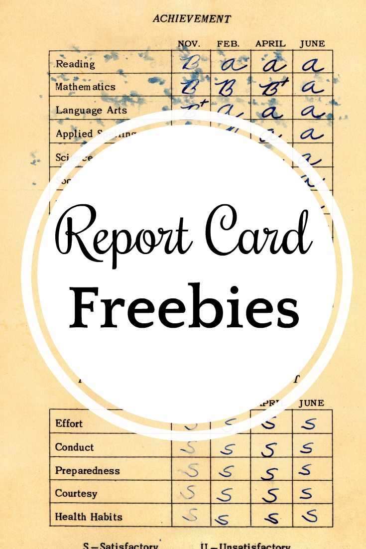 Report Card Freebies Score Free Stuff with Good Grades