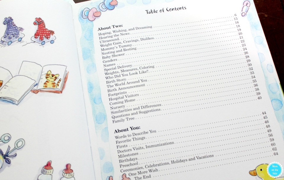 Twin baby clearance record book