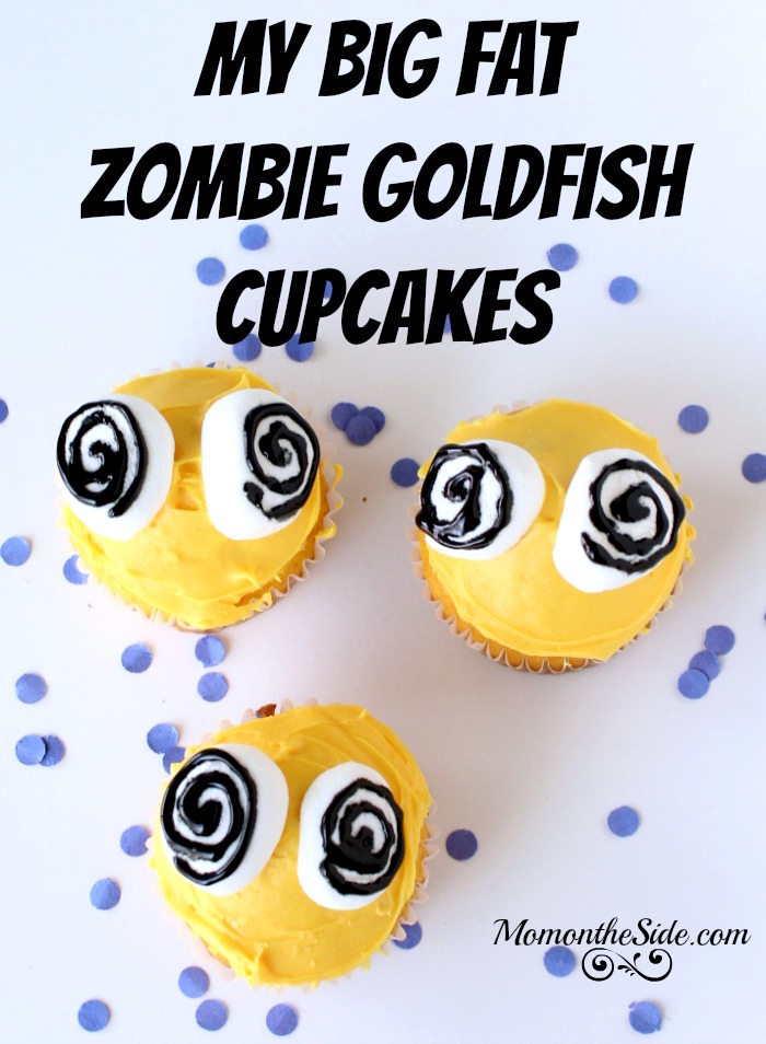 My Big Fat Zombie Goldfish Cupcakes