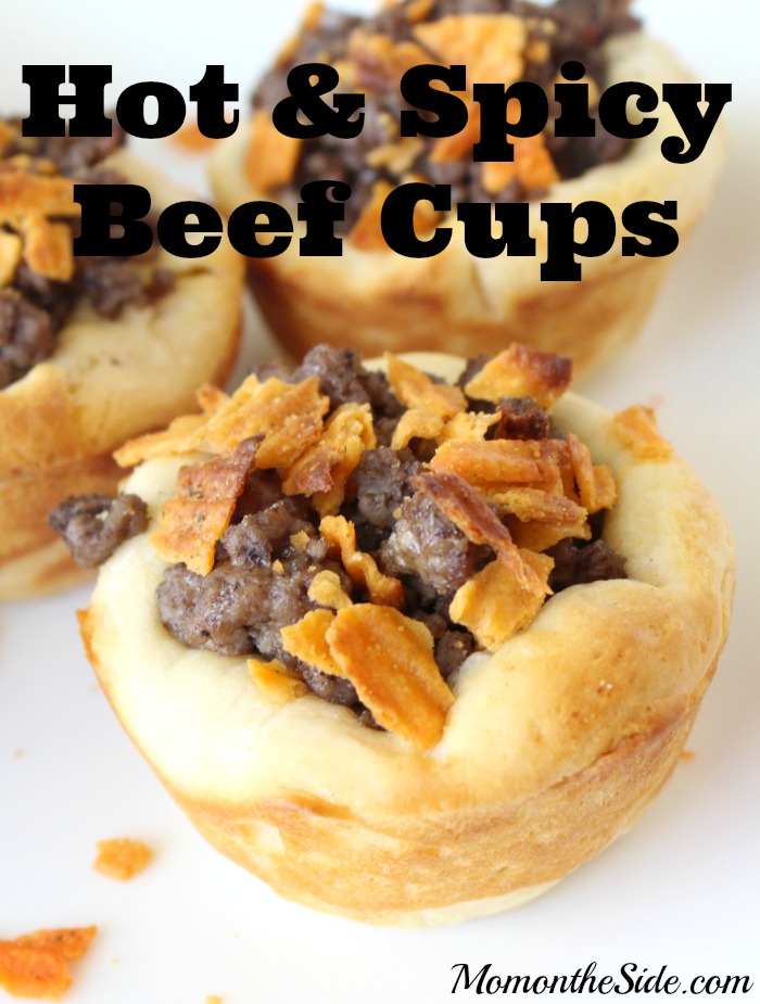 Hot and Spicy Beef Cups + Basketball Party Ideas 