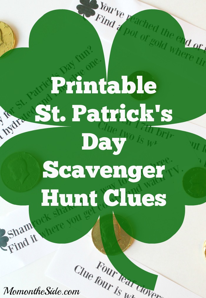 st patricks day treasure hunt clues