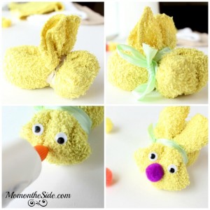 How To Make Washcloth Bunnies To Hold Easter Eggs