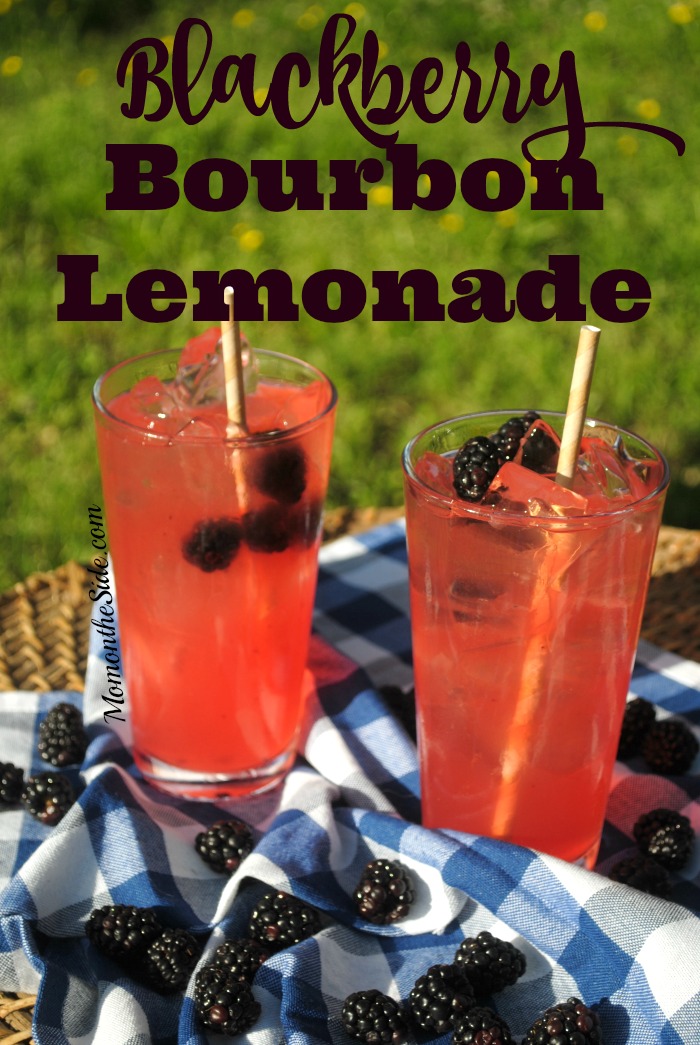 Blackberry Bourbon Lemonade is a refreshing Summer Cocktail for adults!