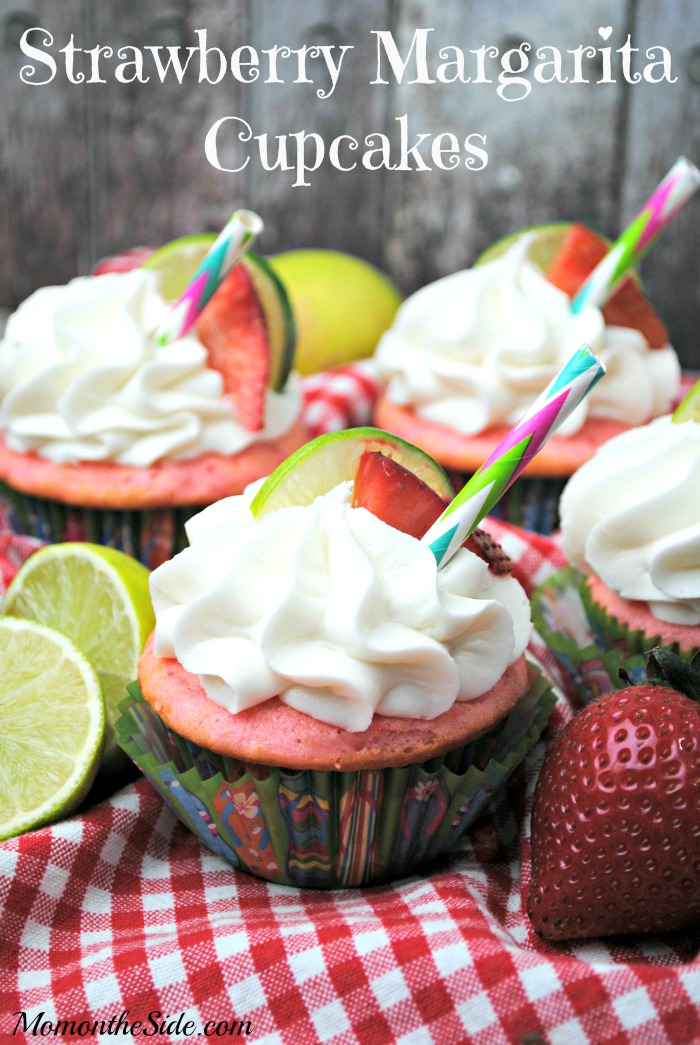 strawberry margarita cupcakes