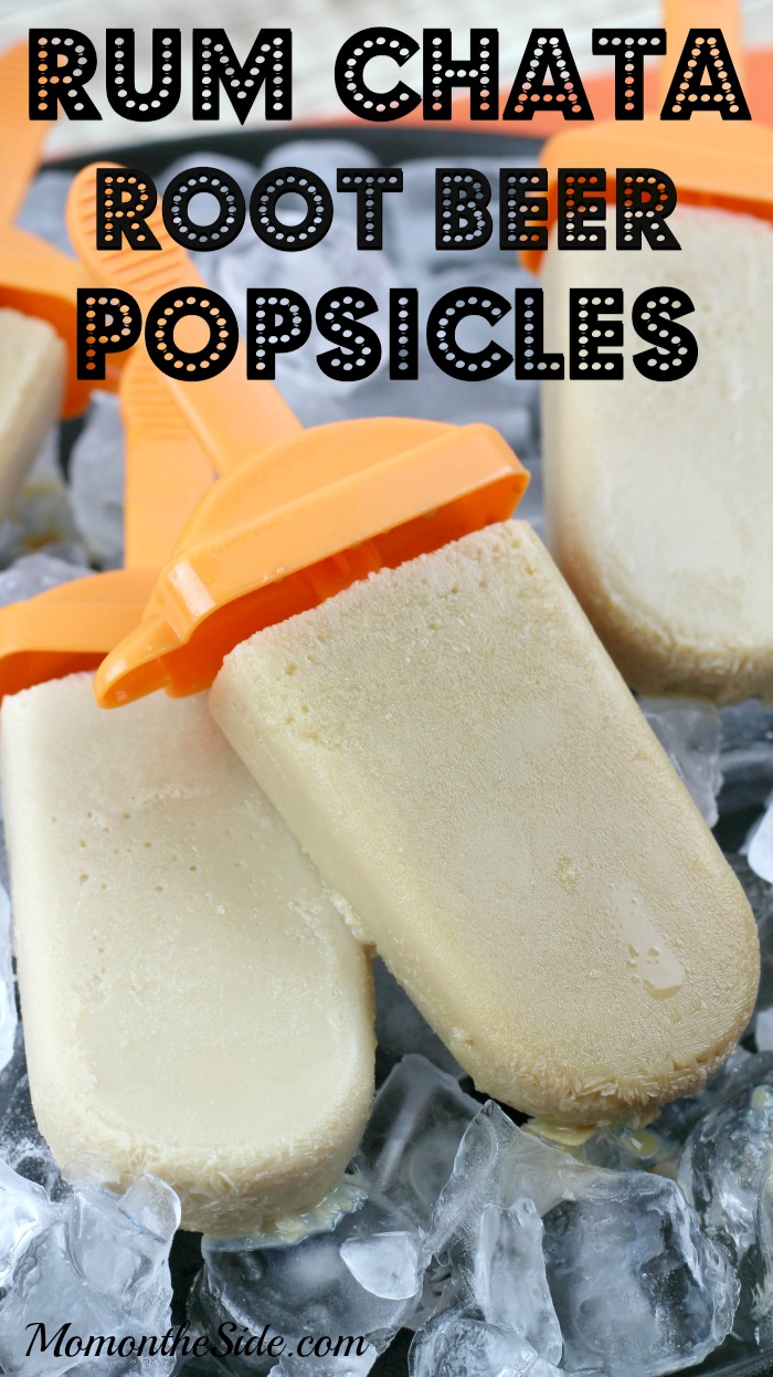 rum chata root beer popsicles