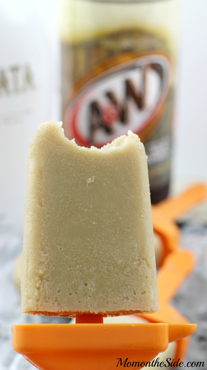 rum chata root beer popsicles