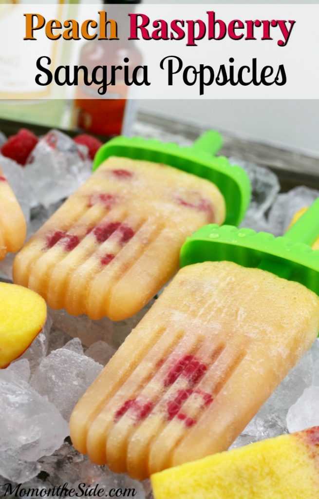 Peach Raspberry Sangria Popsicles Recipe Mom on the Side