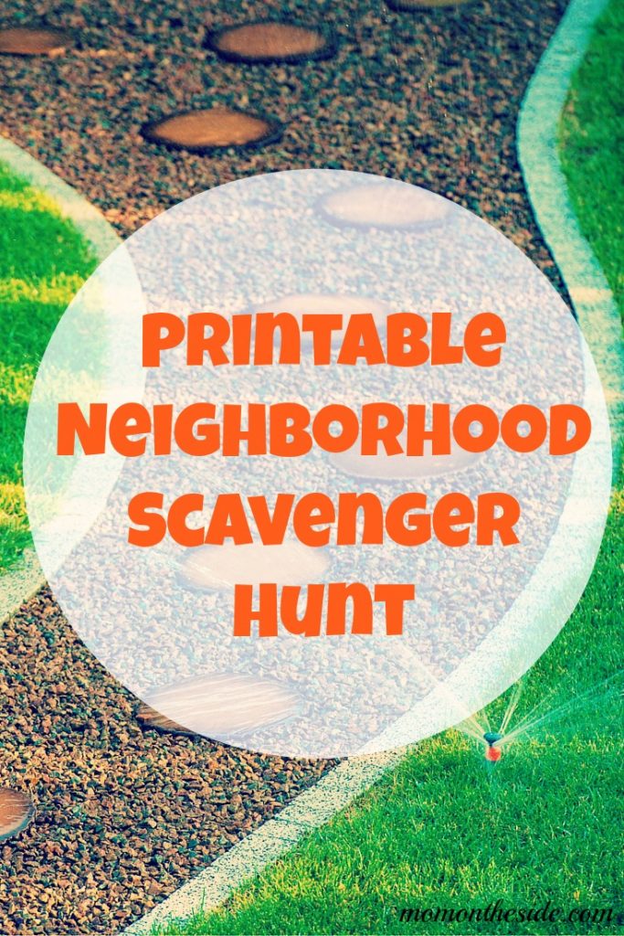 Printable Neighborhood Scavenger Hunt