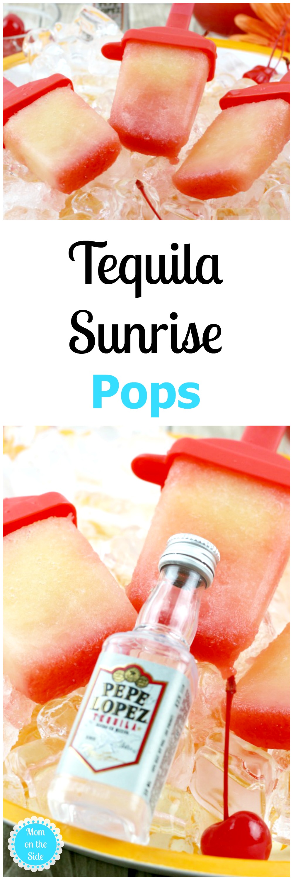 These delicious Tequila Sunrise Pops have summer written all over them. Check out this week's Thirsty Thursday recipe