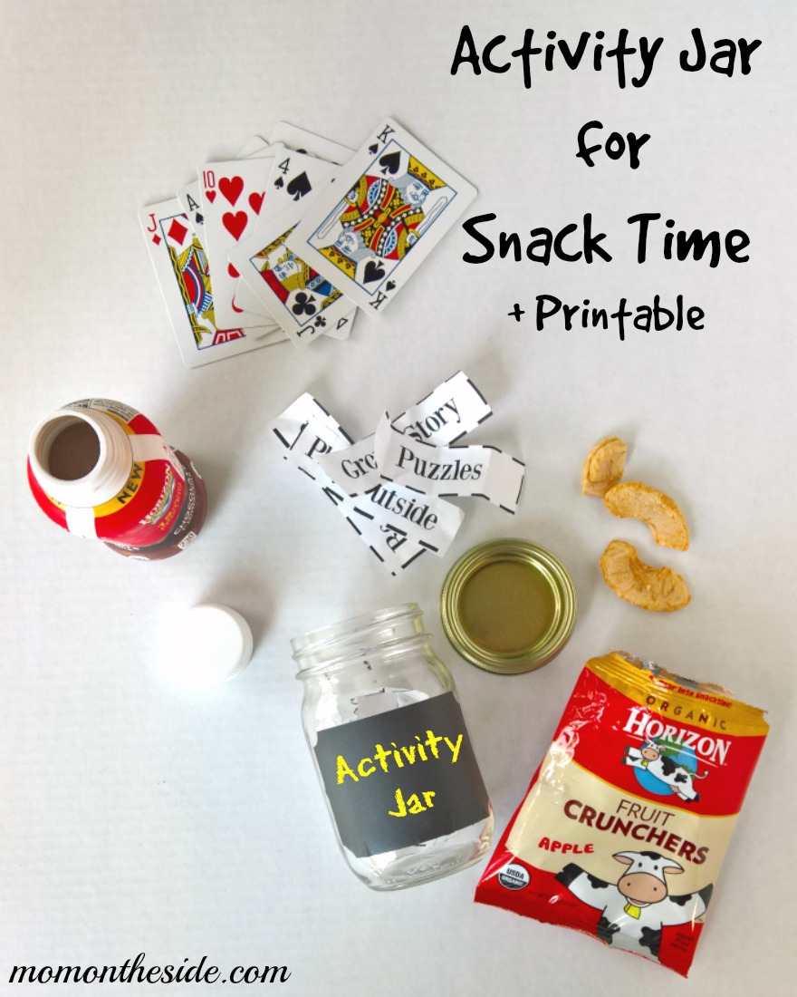 After School Activity Jar for Snack Time