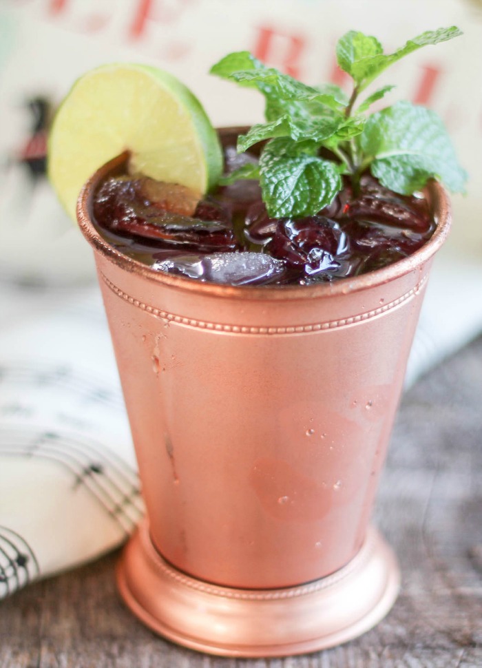 A delicious fall twist to the Moscow Mule, this Cranberry Apple Mule is great for sipping on the porch swing, serving at holiday parties, and shaking together on the weekend. 