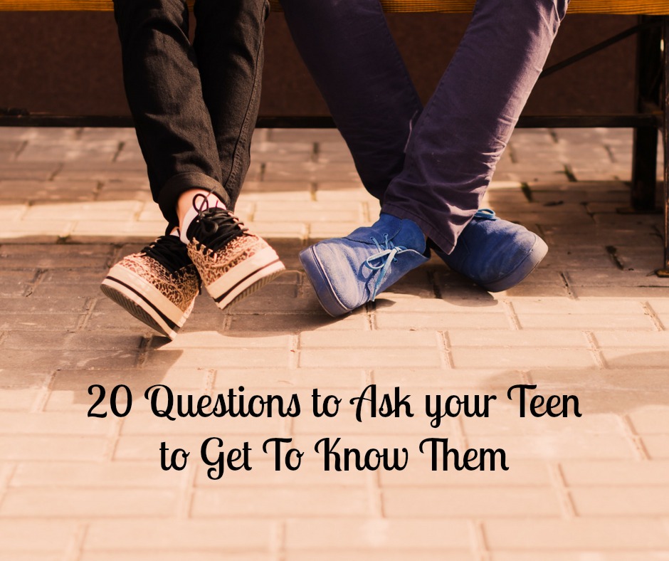 Teens struggle during this stage just about as much as we are. Get through it, in one piece, with 20 questions to ask your teen to get to know them.