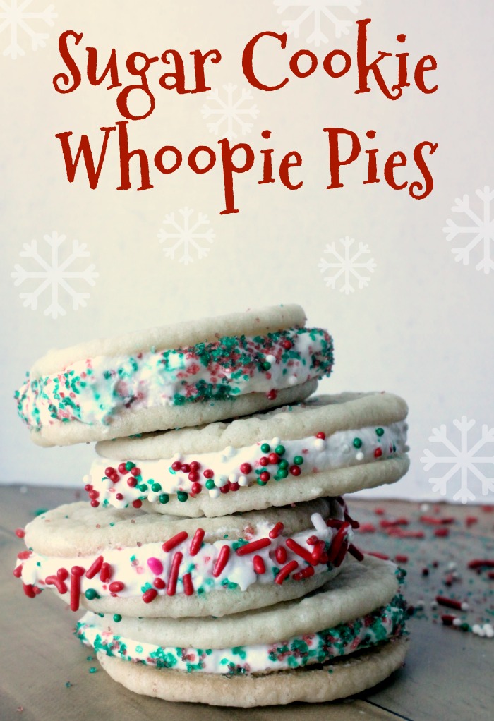 Sugar Cookie Whoopie Pies for Holiday Parties and Delicious Gifts