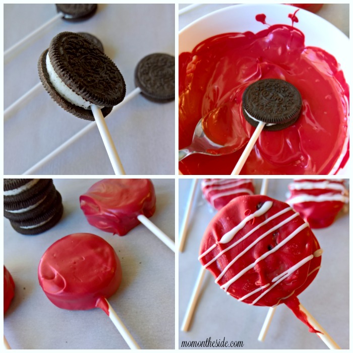 Chocolate Dipped Double Stuffed OREO Pops