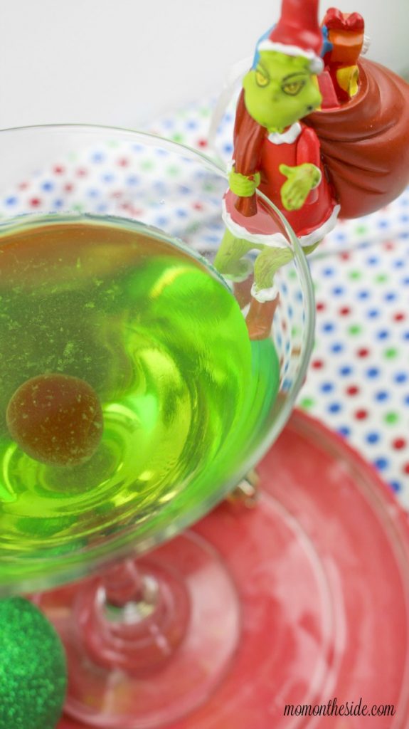 The Grinch Cocktail for Holiday Parties Mom on the Side