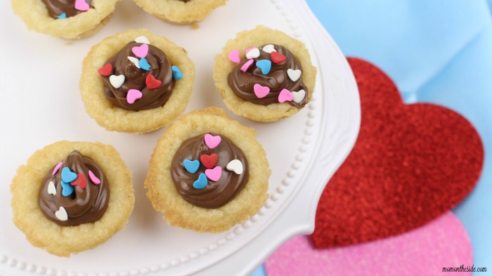 Nutella Sugar Cookie Cups for Valentine's Day Dessert