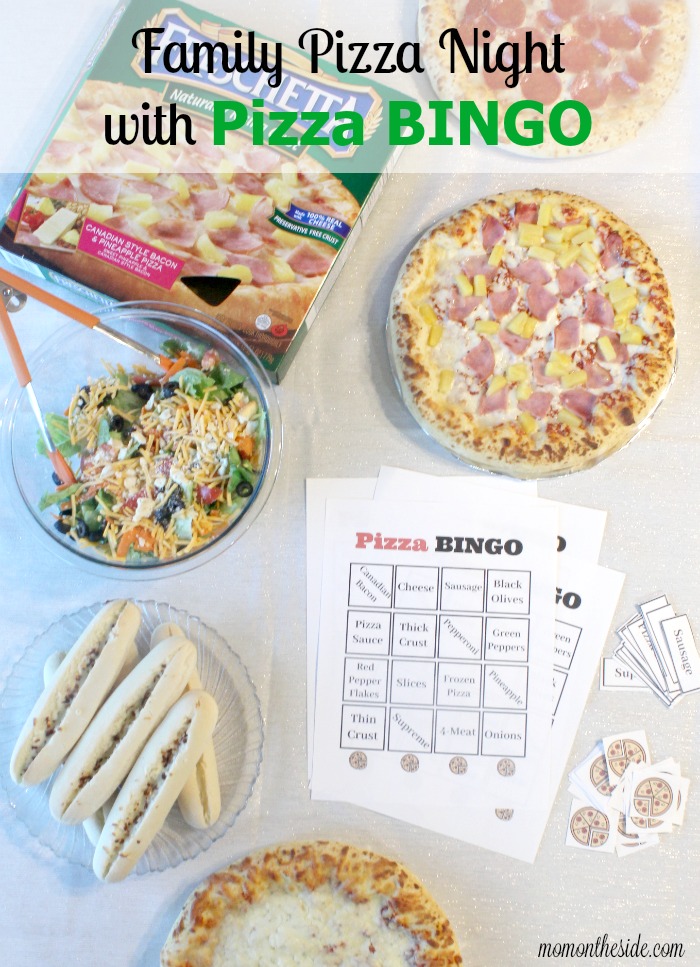 Family Pizza Night: Spicy Breadsticks, Family Style Salad, and Pizza BINGO