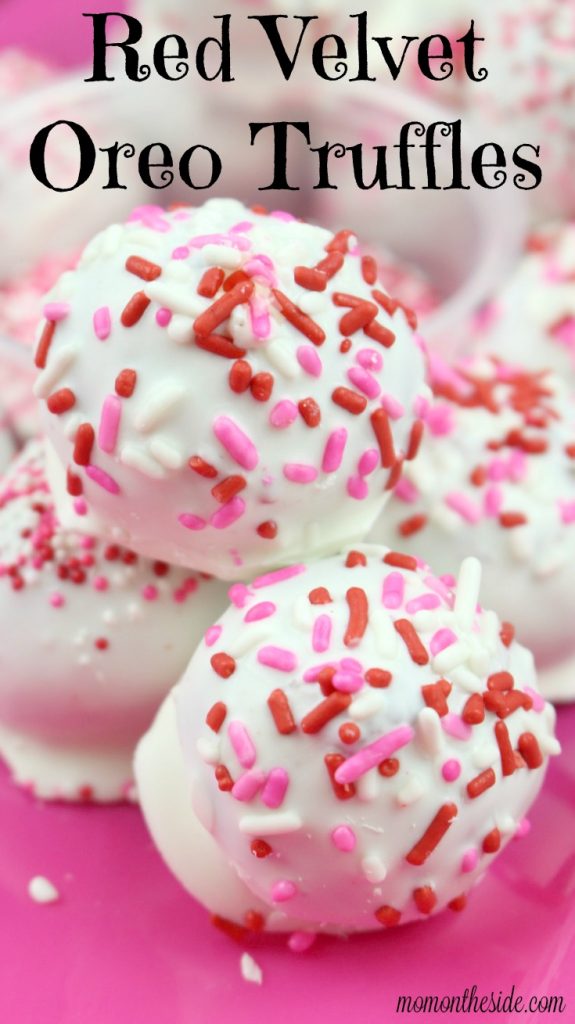 Red Velvet Oreo Truffles