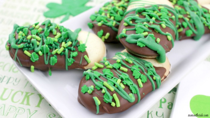 St. Patrick's Day Milano Cookies
