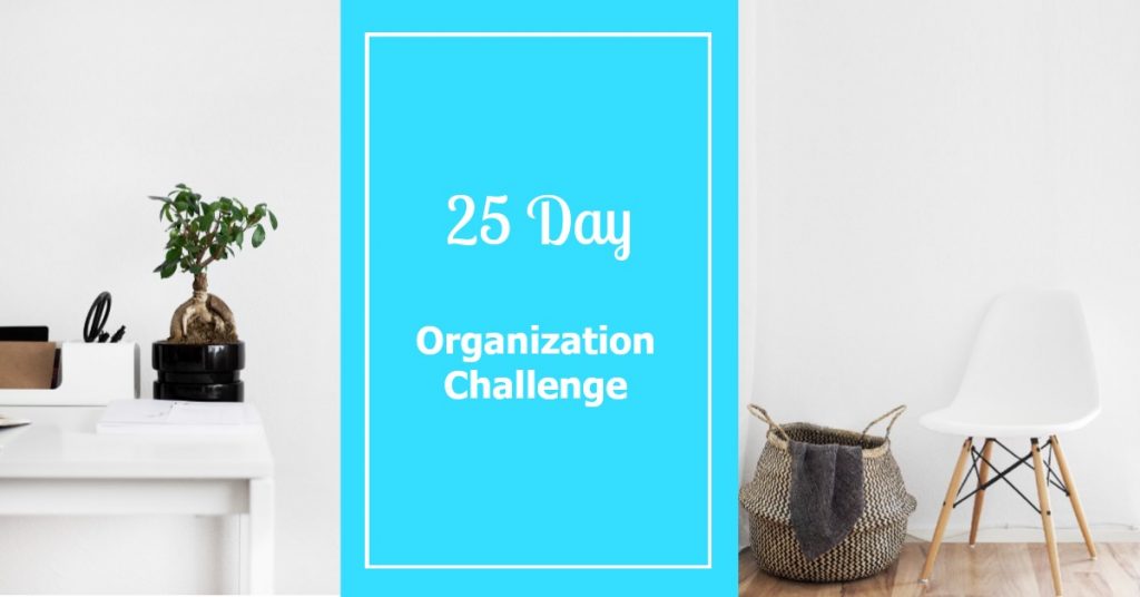 Organization Challenge for Home