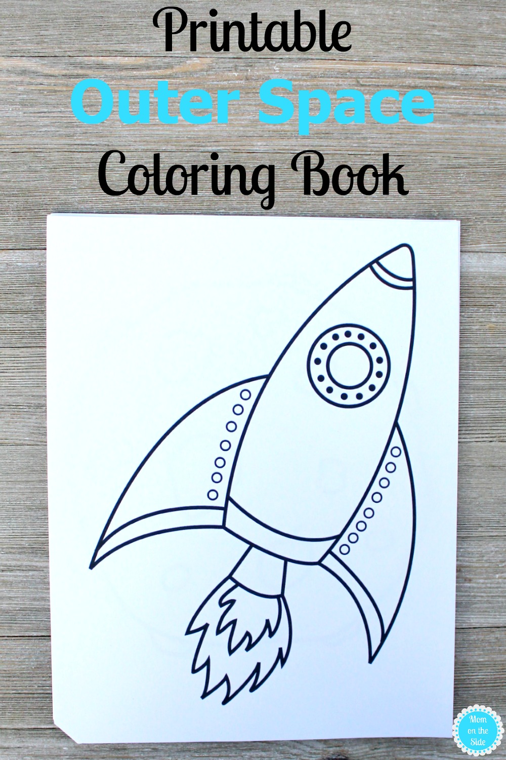 Outer Space Coloring Page For Kids (free Printable) Ayelet