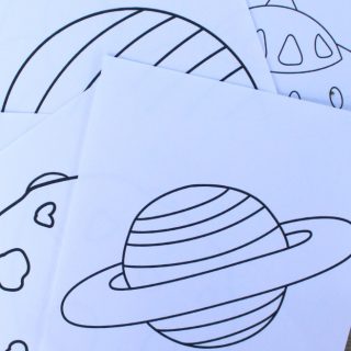 Free Printable Outer Space Coloring Pages