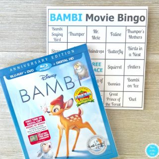 Bambi Movie Bingo Cards