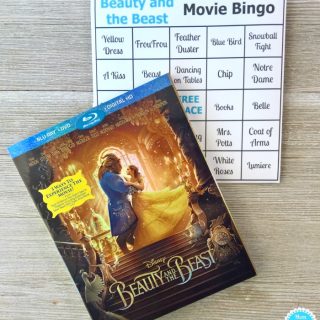Printable Movie Bingo Cards for Beauty and the Beast