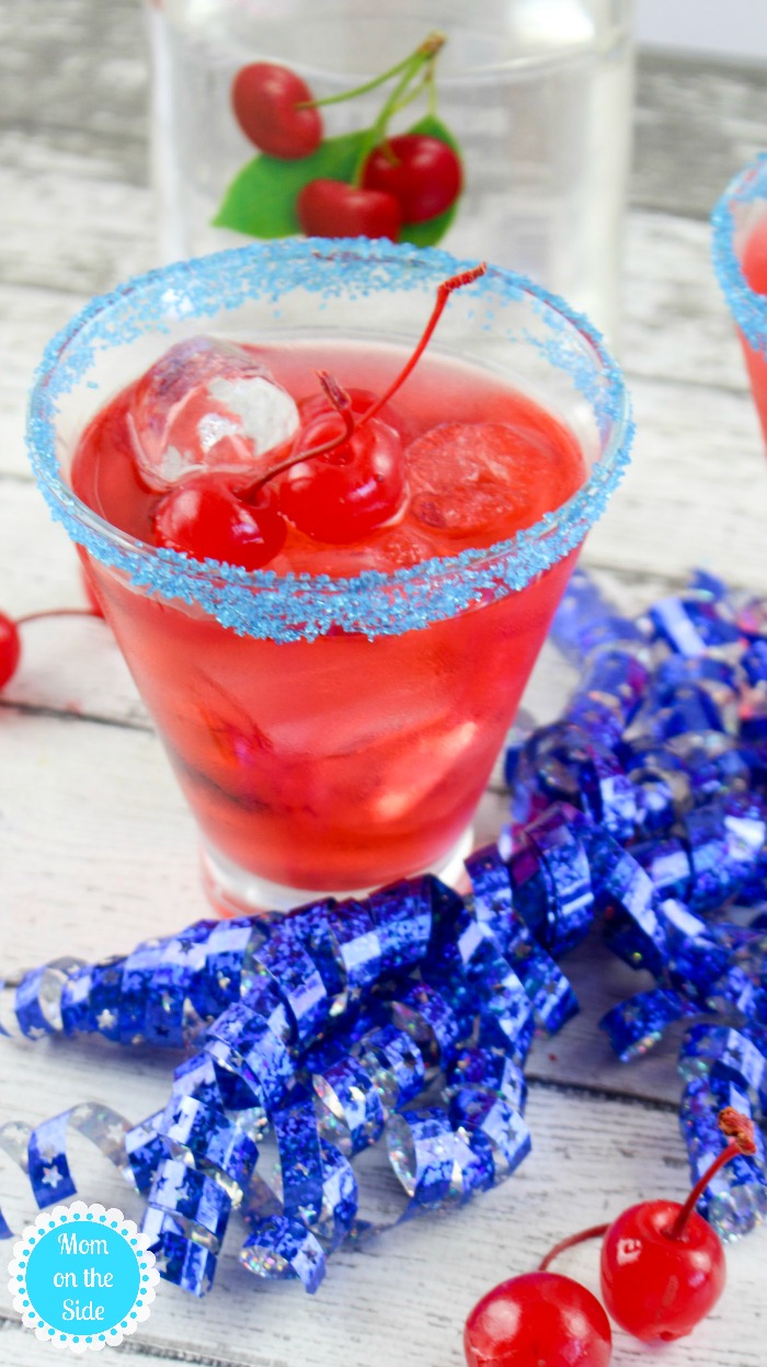 Cherry Bomb Cocktail for 4th of July Parties | Mom on the Side