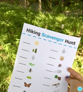 Adventurous Hiking Scavenger Hunt - Free Printable