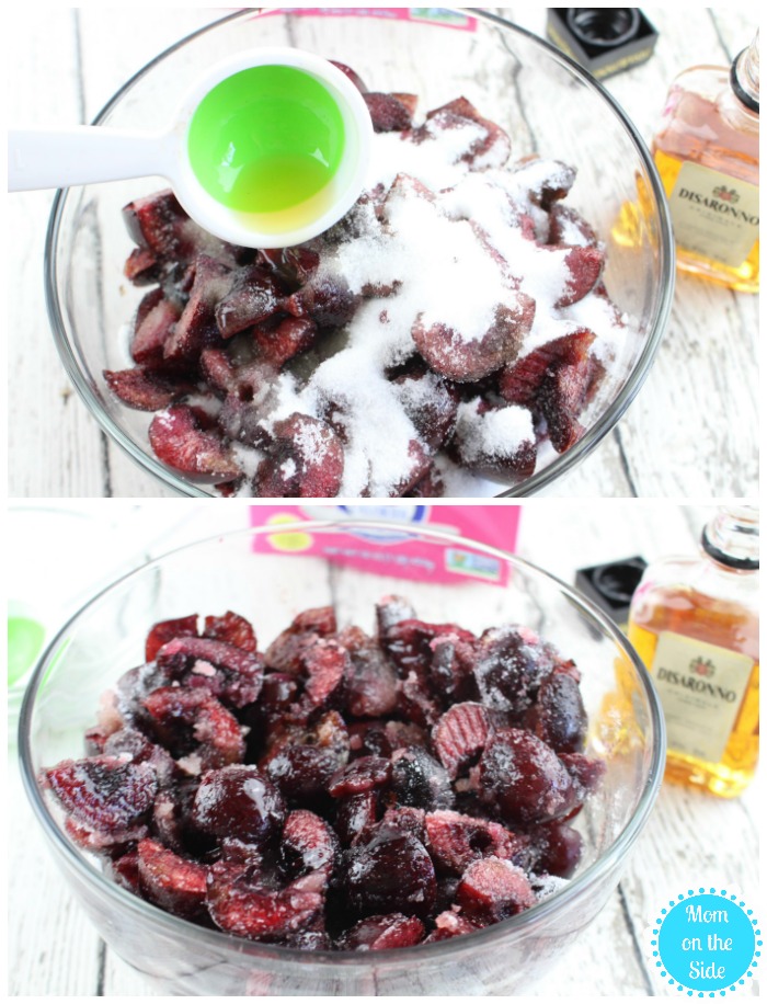 Ingredients for Bing Cherry Amaretto Pops