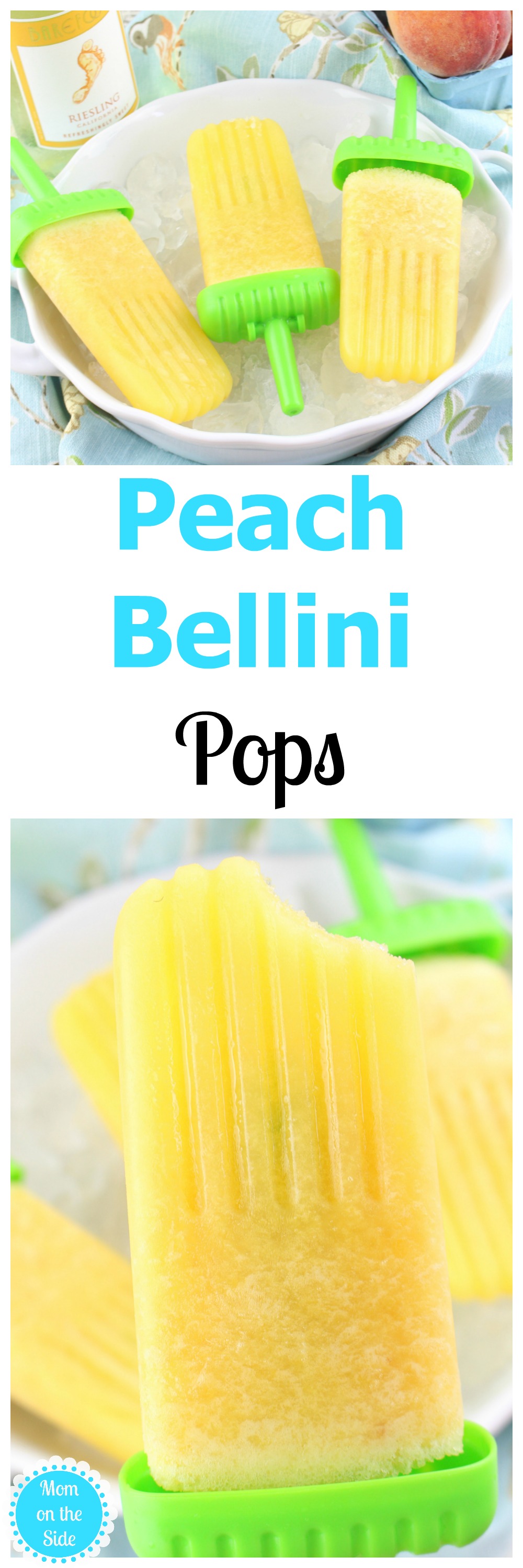 Deliciously easy Peach Bellini Pops Recipe