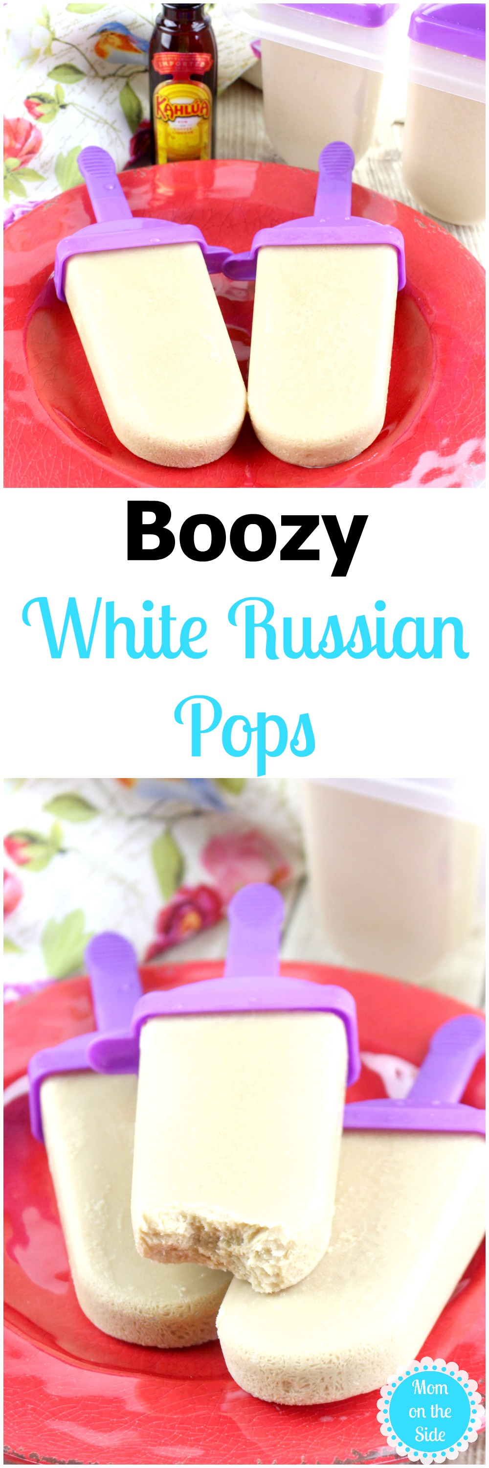 Delicious Boozy White Russian Pops for Adults