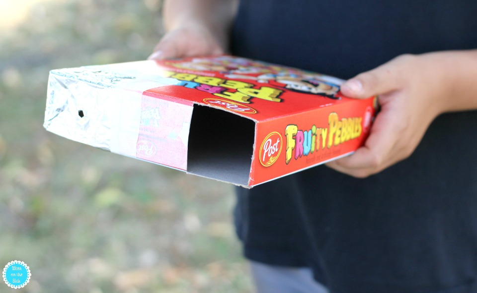 What you need to make a Cereal Box Eclipse Pinhole Projector