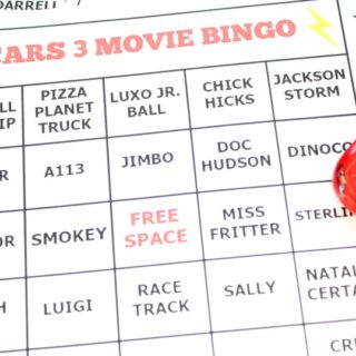 Free Printable Cars 3 Movie Bingo Cards for Kids