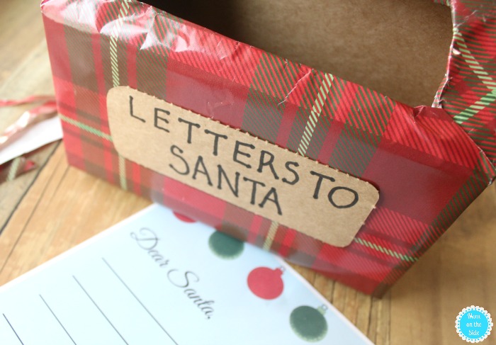 Easy DIY Letters to Santa Box