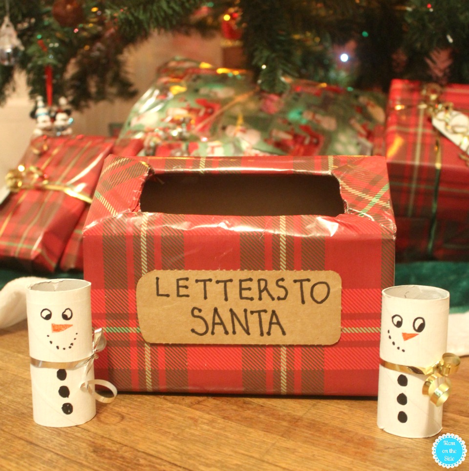DIY Christmas Crafts for Kids: Letters to Santa Box and Toilet Paper Tube Snowmen