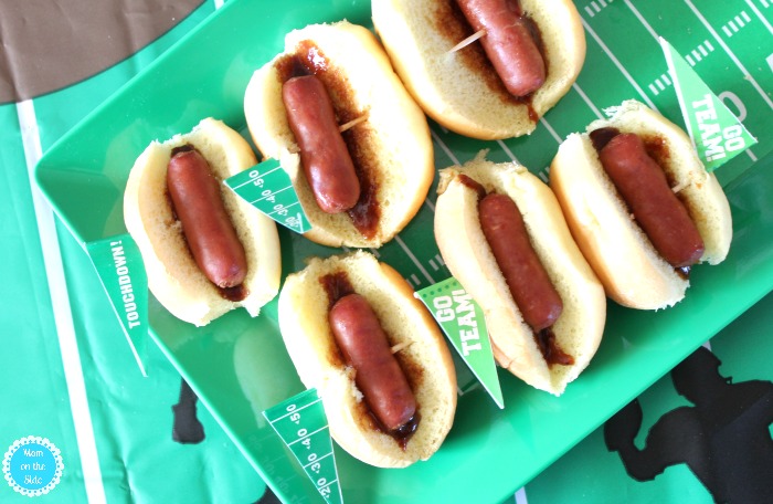 Sideline Spread for Game Day: Little Smokies Dogs