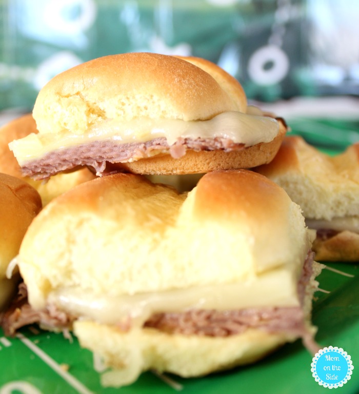 Sideline Spread for Game Day: Roast Beef and Provolone Sliders
