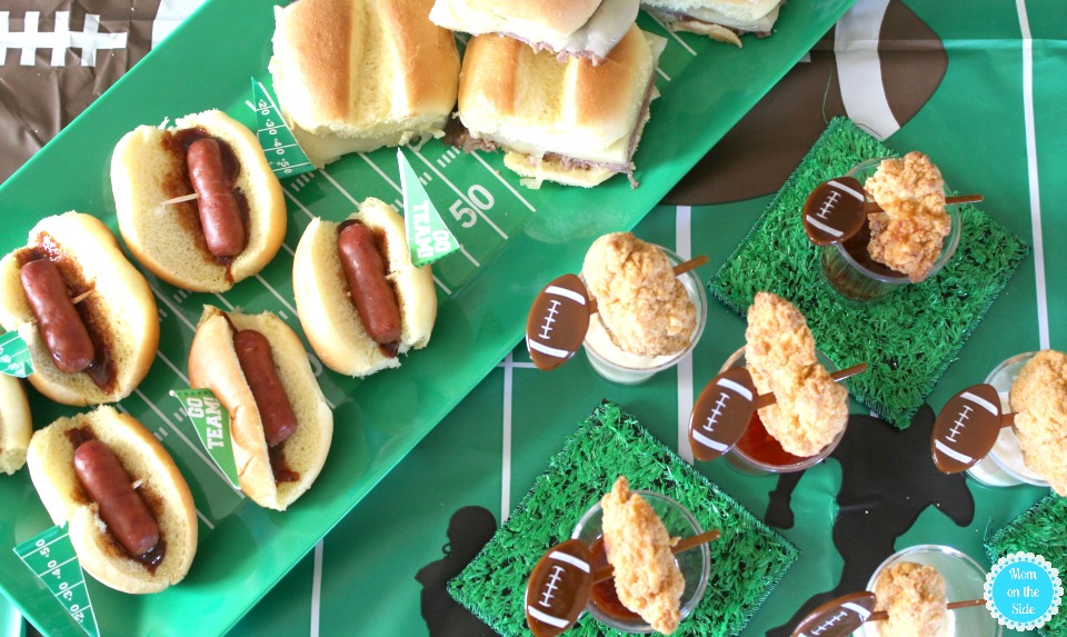 Deliciously Easy Recipes and Sideline Spread for Game Day with Tyson