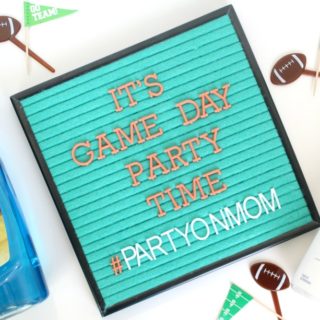 Mom's Family Football Game Day Party Must Haves for everyone to have fun!