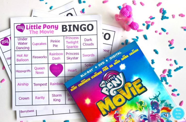 Printable My Little Pony: The Movie BINGO Cards | Mom on the Side