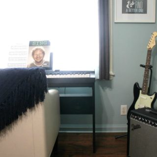 Creating a Space for Music at Home and Learing Guitar with Fender Play