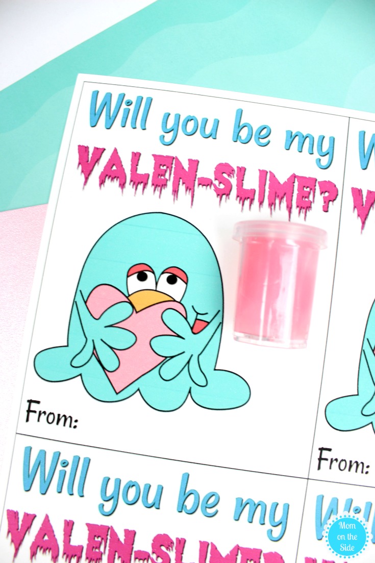 Printable Valentine's Day Cards: Valen-Slim