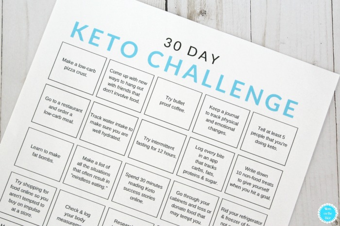 Printable 30 Day Keto Challenge