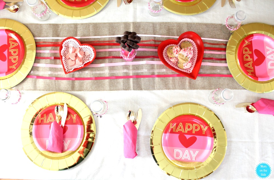 Fun and Easy Valentine's Day Family Dinner Tablescape
