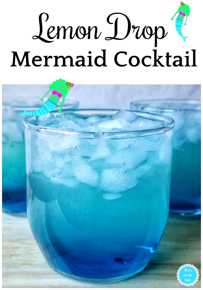 Mermaid Lemon Drop Cocktail