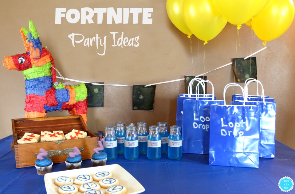 simple and easy fortnite party ideas including cookies and goodie bags - why cant i join a party in fortnite