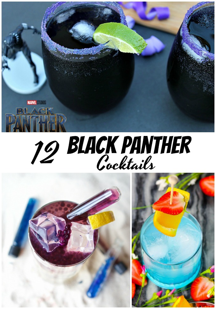 Plan a date night in with Black Panther Blu-ray and DVD while sipping on one of these 12 Black Panther Cocktails!