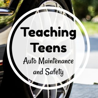 Join me in teaching teens auto maintenance and safety for the next four weeks, from airing up and changing tires, to checking oil, and staying safe on the road when they are alone.